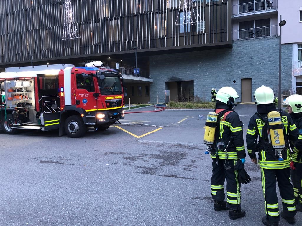 Un incendie a touché les Bains de Saillon ce matin